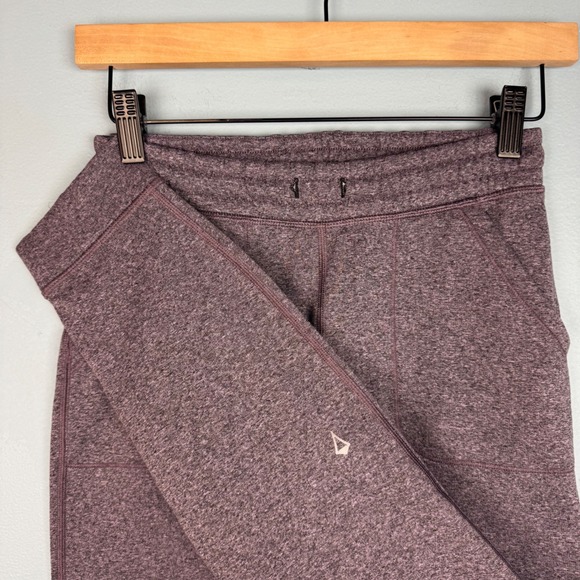 Ivivva By Lululemon Girls Size 10 Heather Purple Jogger Sweatpants Pockets Logo - Picture 1 of 7